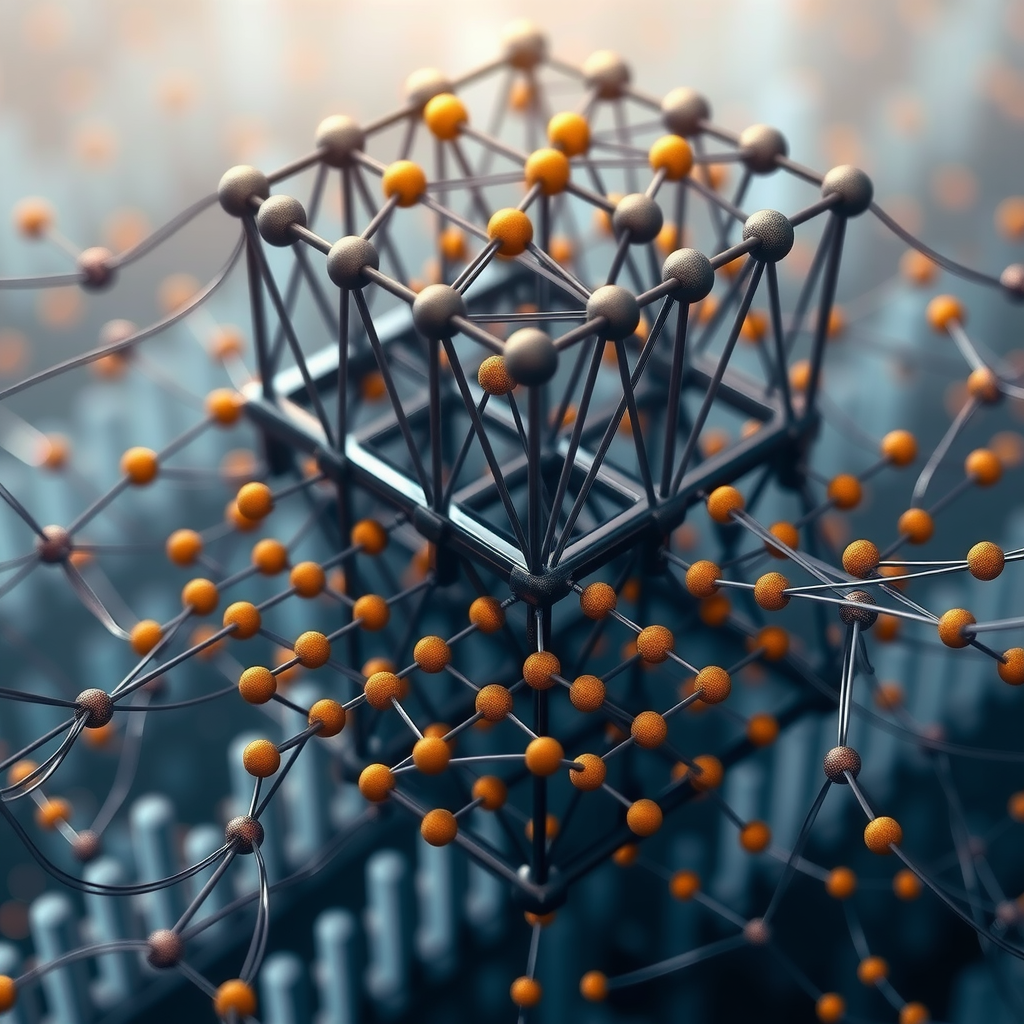 Detailed visualization of a neural network architecture showing input layers processing USD market data, hidden layers with interconnected nodes performing pattern recognition, and output layers generating price predictions